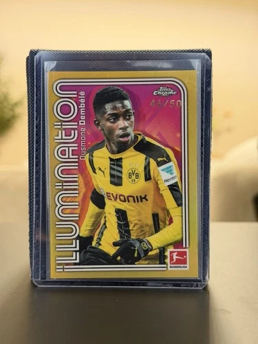 Ousmane Dembélé 2025 Topps Chrome Bundesliga Gold /50