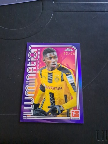 Ousmane Dembélé 2025 Topps Chrome Bundesliga Viola /75