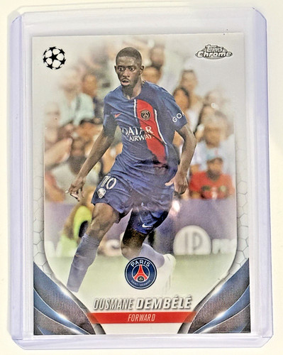 Ousmane Dembélé 2023 Topps Cromo UEFA Refractor