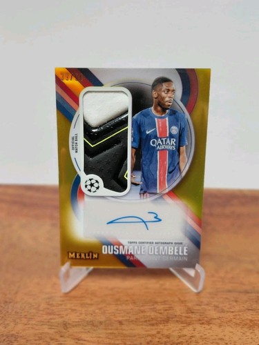 Ousmane Dembélé 2024 Topps Merlin Chrome Gold /50