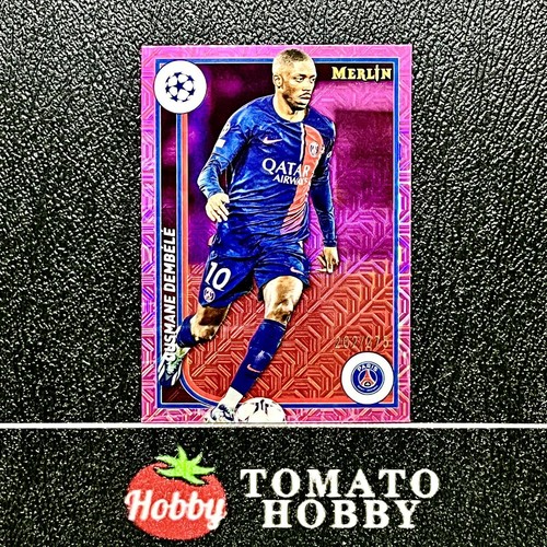 Ousmane Dembélé 2023 Topps Merlin Chrome Pink Shimmer /275