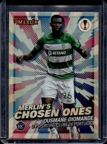 Ousmane Diomande 2023 Topps Chrome Merlin UEFA #MC-10
