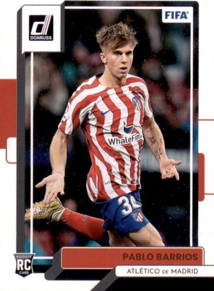 Pablo Barrios 2022 Panini Donruss Soccer 14