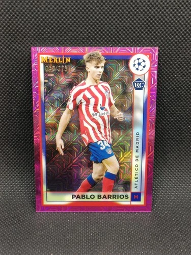 Pablo Barrios 2022 Topps Merlin Chrome Pink Mojo Refractor /275