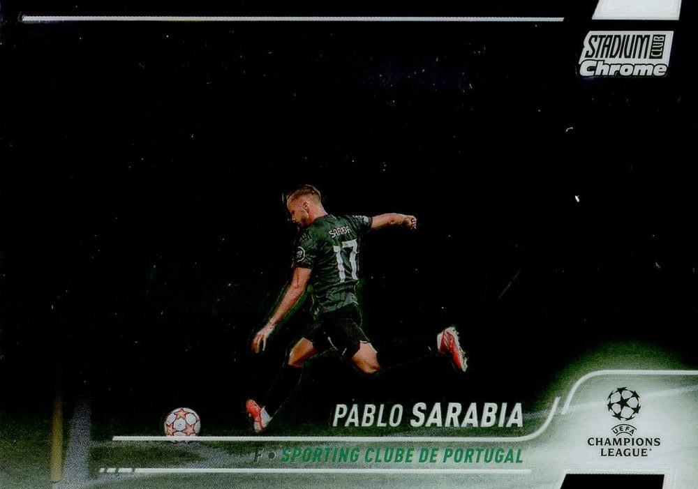Pablo Sarabia 2021 Topps Stadium Club Chrome UEFA 54
