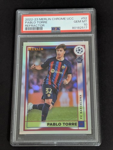 Pablo Torre 2022 Panini Merlin Chrome Refractor
