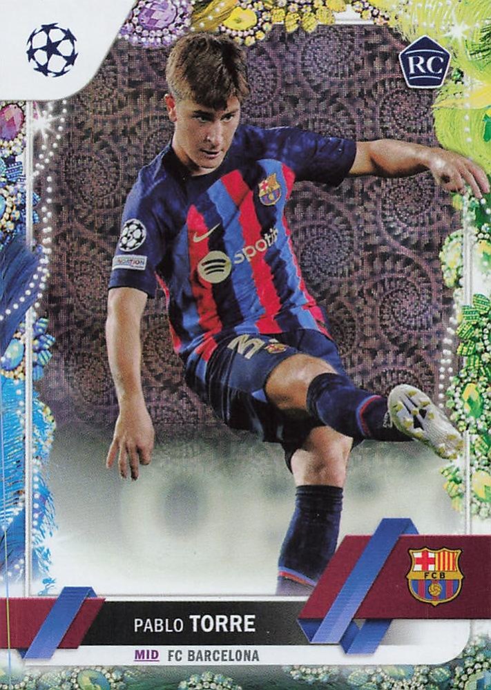 Pablo Torre 2022 Topps UEFA Club Competitions Carnaval Edition