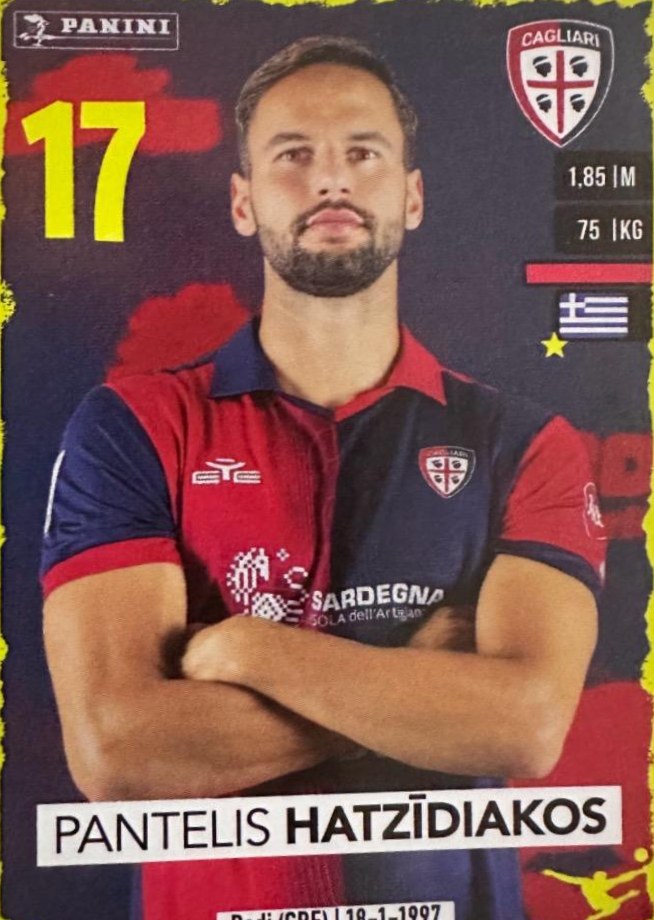 Pantelis Hatzidiakos 2023 Panini Calciatori Stickers