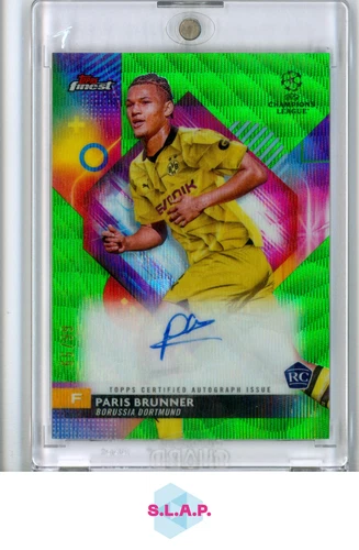 Paris Brunner 2023 Topps Finest Green Refractor /99