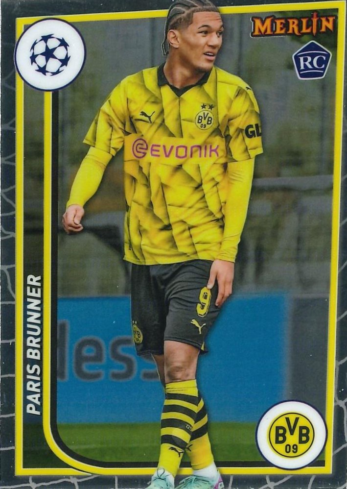 Paris Brunner 2023 Topps Merlin UEFA Club Competitions