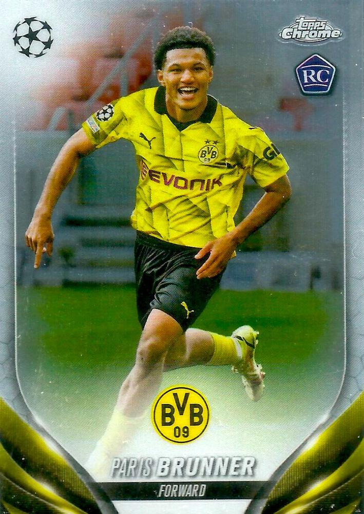 Paris Brunner 2023 Topps Chrome UEFA Club Competitions