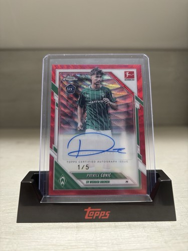 Patrice Covic 2025 Topps Chrome Bundesliga Red /5