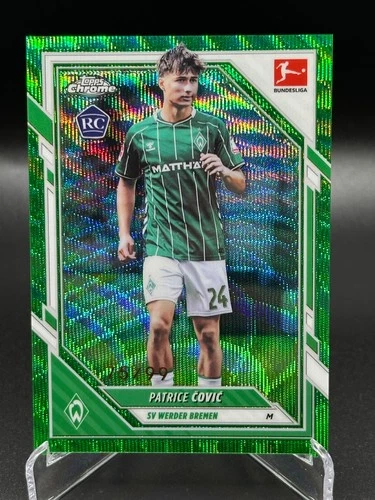Patrice Covic 2025 Topps Chrome Green Wave /99