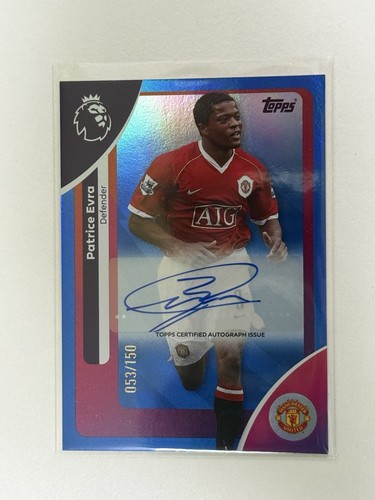 Patrice Evra 2026 Topps Premier League Blue /150