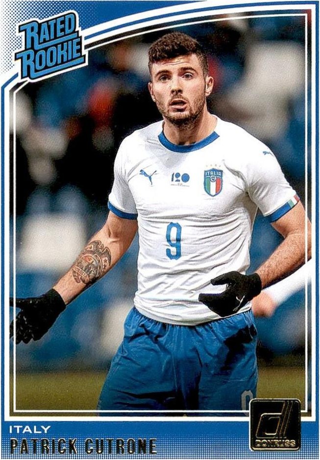 Patrick Cutrone 2018 Panini Donruss Soccer 193