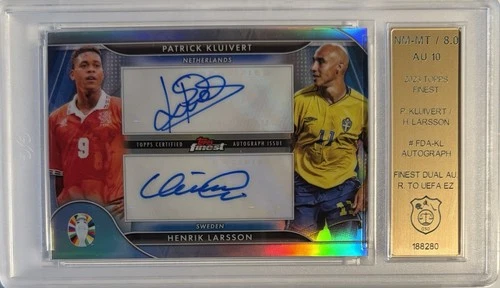 Patrick Kluivert / Henrik Larsson 2024 Topps Finest