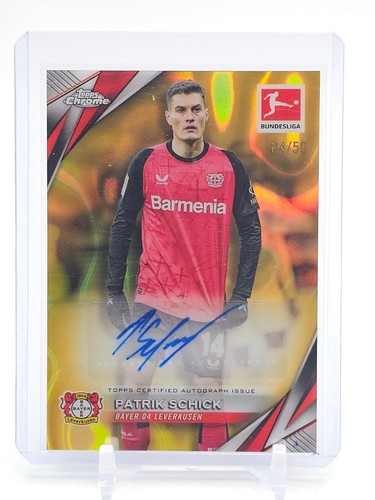 Patrick Schick 2024 Topps Chrome Bundesliga Gold Lava /50