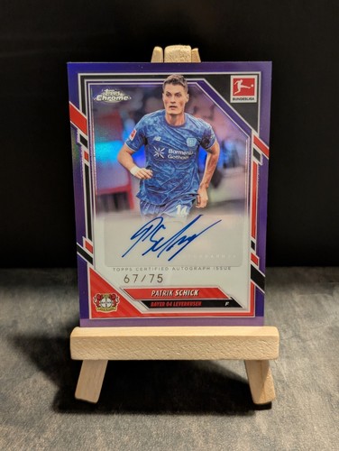 Patrick Schick 2025 Topps Chrome Bundesliga Purple /75