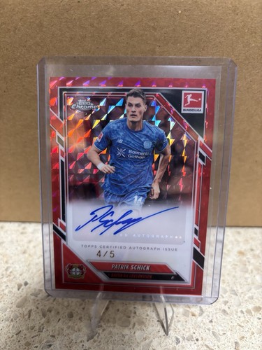 Patrick Schick 2025 Topps Chrome Red Geometric Refractor /5