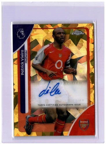 Patrick Vieira 2025 Topps Chrome Sapphire /50