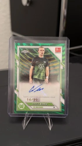 Patrick Wimmer 2025 Topps Chrome Green Wave /99