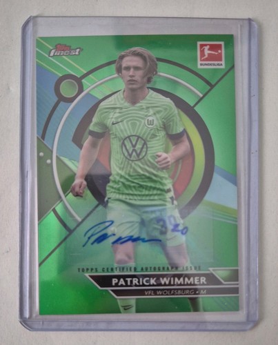 Patrick Wimmer 2023 Topps Finest Green /50