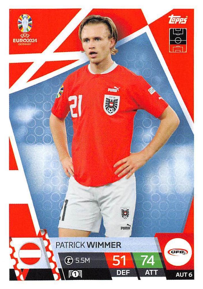 Patrick Wimmer 2024 Topps Match Attax UEFA EURO