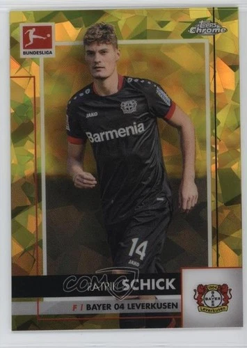 Patrik Schick 2020 Topps Bundesliga Sapphire Yellow /99