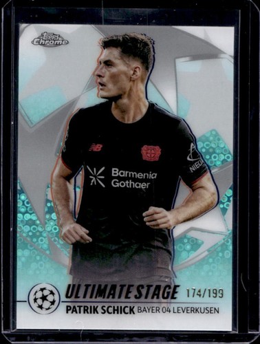 Patrik Schick 2025 Topps Chrome Aqua Refractor /199