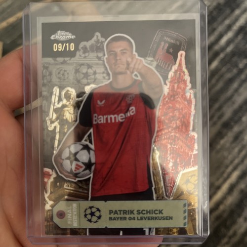 Patrik Schick 2024 Topps Chrome Black /10