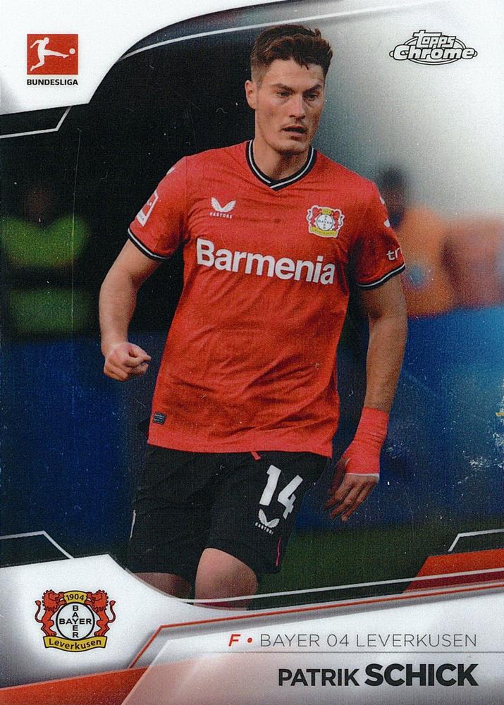 Patrik Schick 2022 Topps Chrome Bundesliga 63