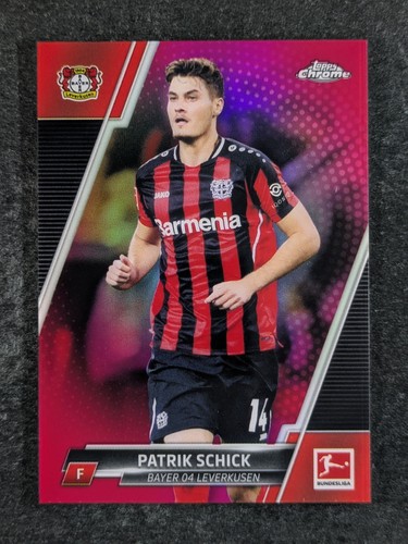 Patrik Schick 2021 Topps Chrome Bundesliga Magenta Refractor /399