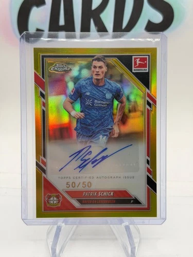 Patrik Schick 2025 Topps Chrome Gold /50