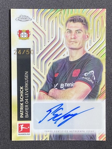 Patrik Schick 2025 Topps Chrome Gold /50