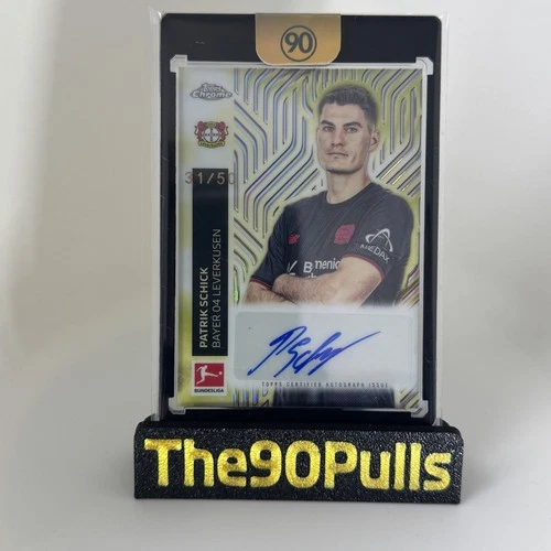 Patrik Schick 2025 Topps Chrome Gold Magic /50