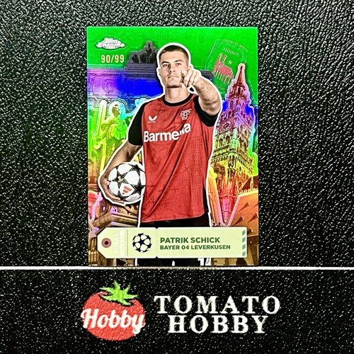 Patrik Schick 2024 Topps Chrome Green Refractor /99
