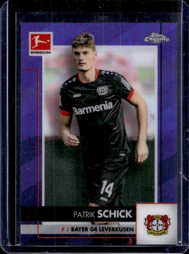 Patrik Schick 2020 Topps Chrome Purple Refractor /299