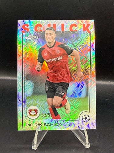 Patrik Schick 2024 Topps Chrome UEFA Club Competitions ToppsFractor /52
