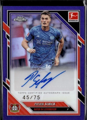Patrik Schick 2025 Topps Cromo Purple /75