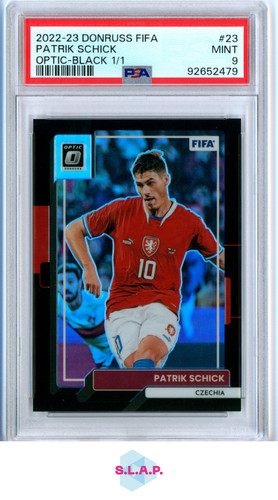 Patrik Schick 2022 Panini Donruss FIFA Optic Black 1/1