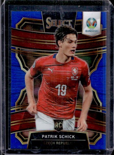 Patrik Schick 2020 Panini Select Blue Prizm Terrace /225