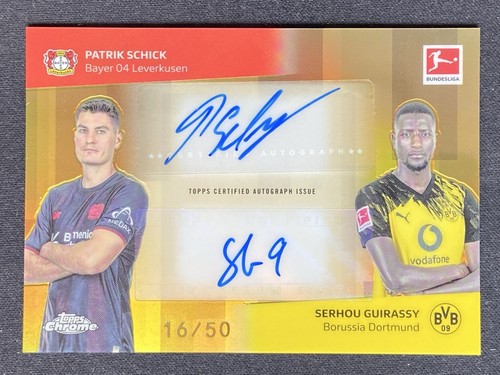Patrik Schick, Serhou Guirassy 2025 Topps Chrome /50