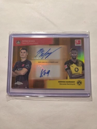 Patrik Schick & Serhou Guirassy 2025 Topps Chrome Bundesliga 16/25