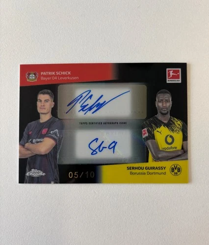 Patrik Schick / Serhou Guirassy 2026 Topps Cromo Bundesliga /10