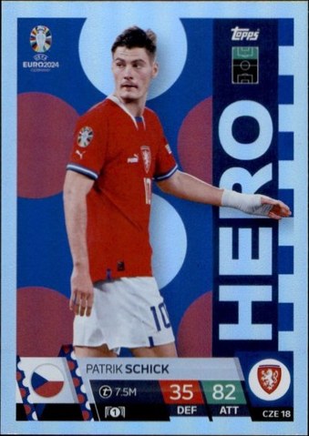 Patrik Schick 2024 Topps Match Attax UEFA EURO