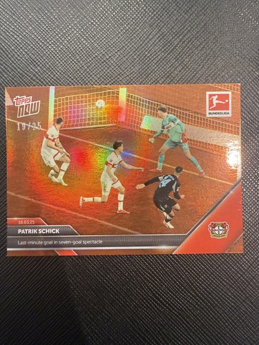 Patrik Schick 2024 Topps Now Bundesliga Orange /25