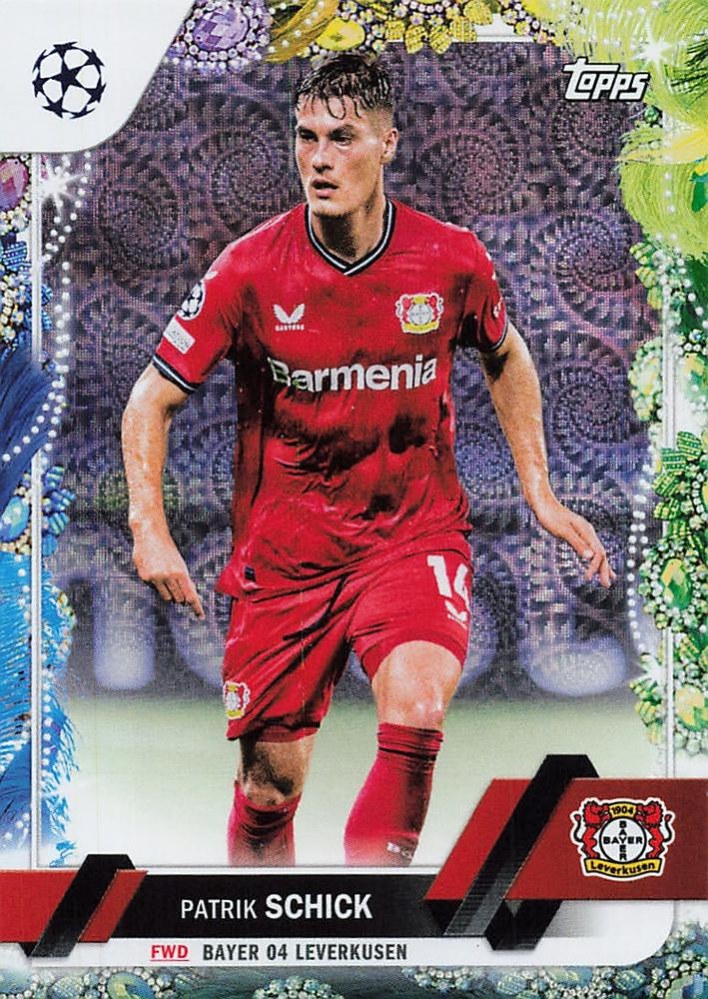 Patrik Schick 2022 Topps UEFA Club Competitions Carnaval Edition