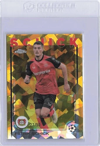 Patrik Schick 2024 Topps UCC Sapphire Gold /50