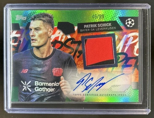 Patrik Schick 2025 Topps UEFA Green Foil /99