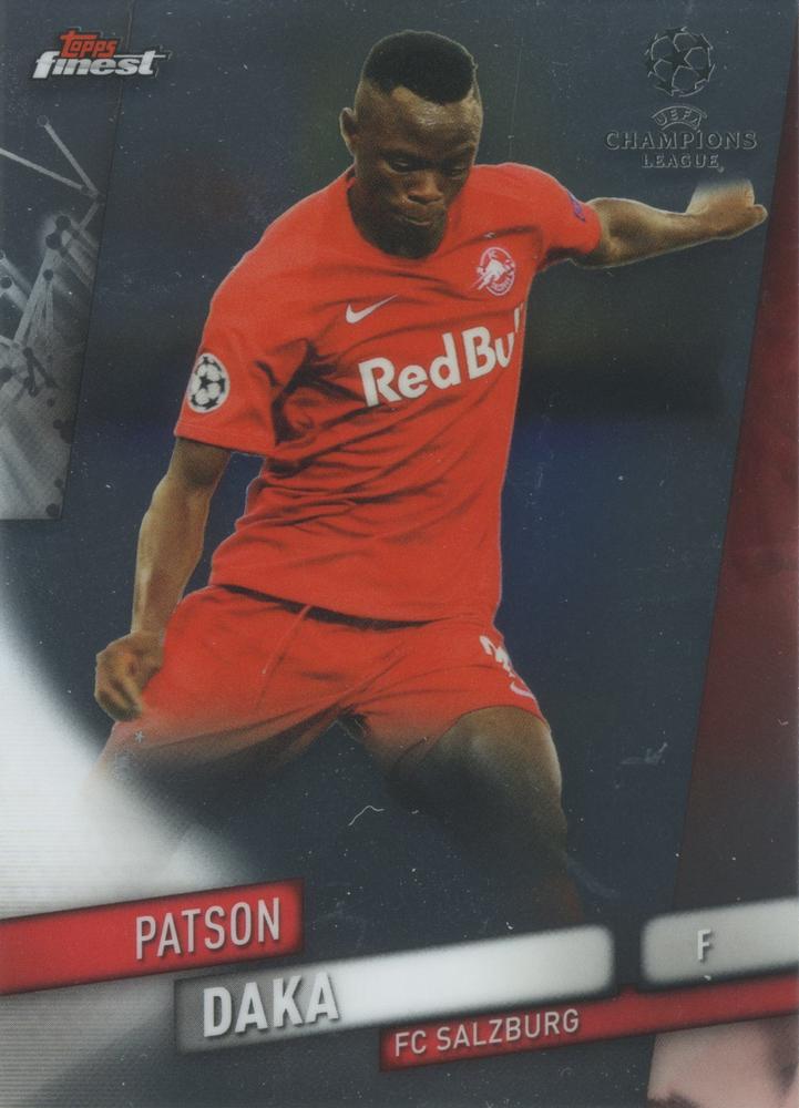 Patson Daka 2019 Topps Finest UEFA 56